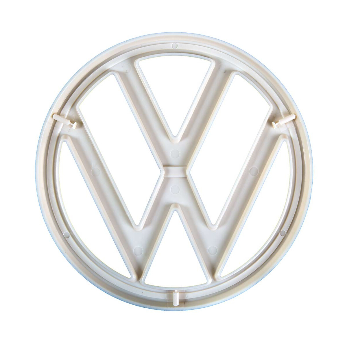 Volkswagen Front Badge White For VW T2 Bay 8.73 7.79 - BUS-ok.de, 18,50