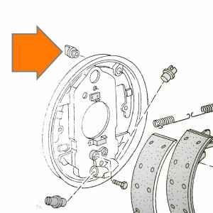 T1 T2 T3 Stopfen Bremsankerplatte Verglnr. 211609163...