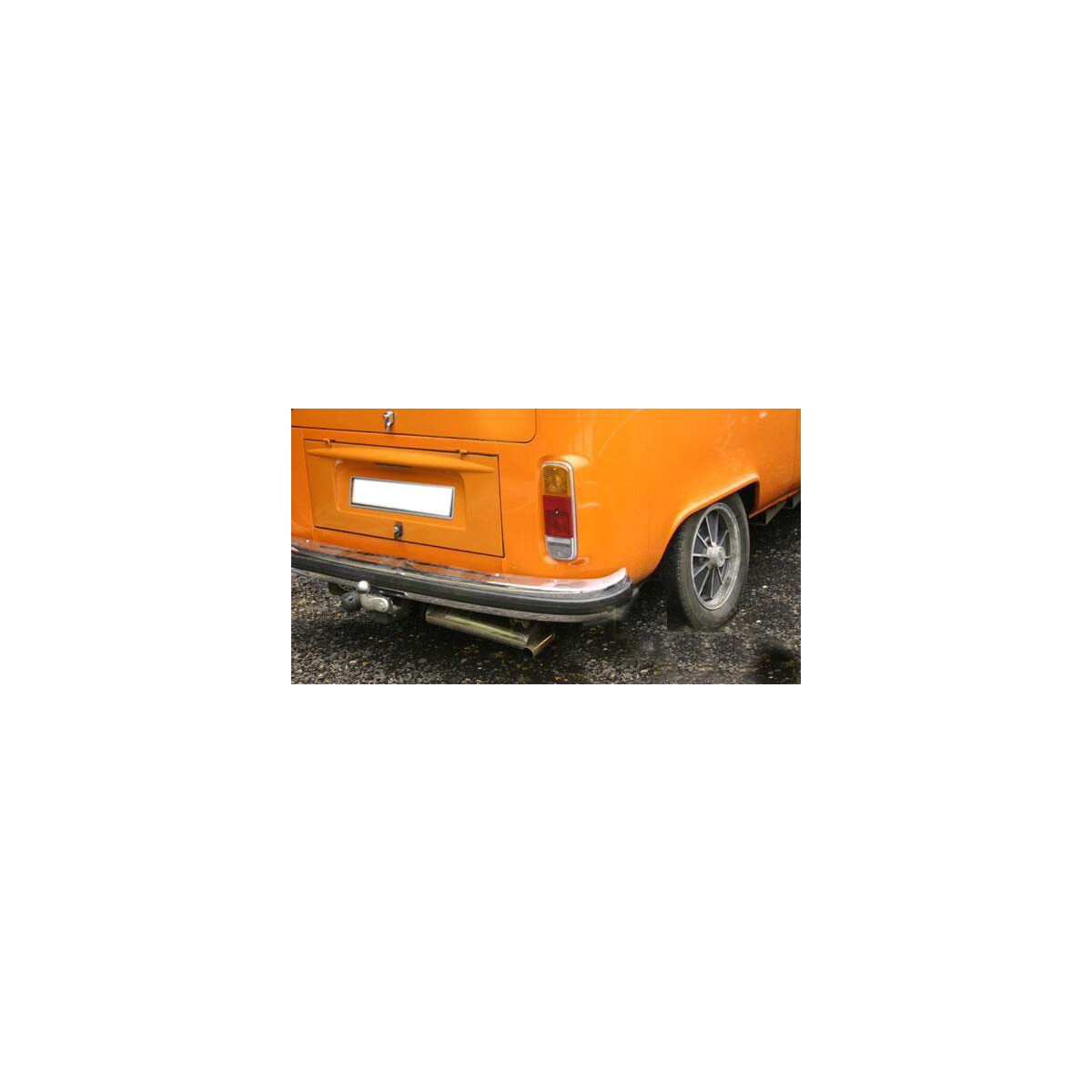 Rear Bumper Chrome Late Bay