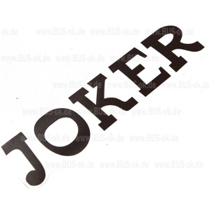 T3 Schriftzug Joker (neu) braun