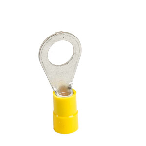 crimp-type cable socket, yellow for cable 4,0 - 6,0qmm M8