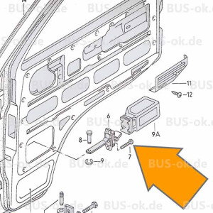 T25 screw set for door check strap OEM partnr. N 0141405