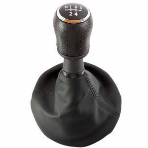 T5 5.1 Gear knob and Gaiter for 5 Speed in Black, OEM...