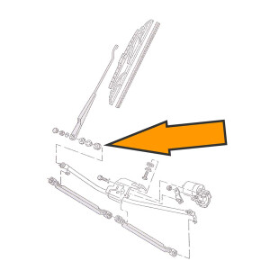 T4 Dichtung Wischerwelle 7.90 - 4.03 Verglnr. N90465501