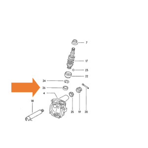 T2 Dichtring für Lenkspindel 8.67 - 7.72 Verglnr....