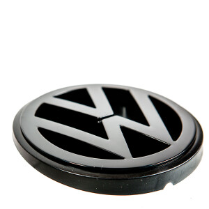 T4 Emblem Heckklappe schwarz, original VW, Verglnr....